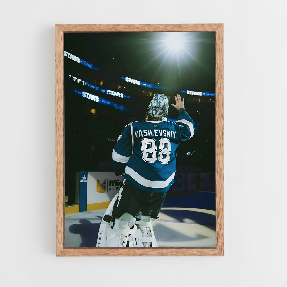 Poster Vasilevskiy en Action – affiche Hockey sur glace (vue 4)